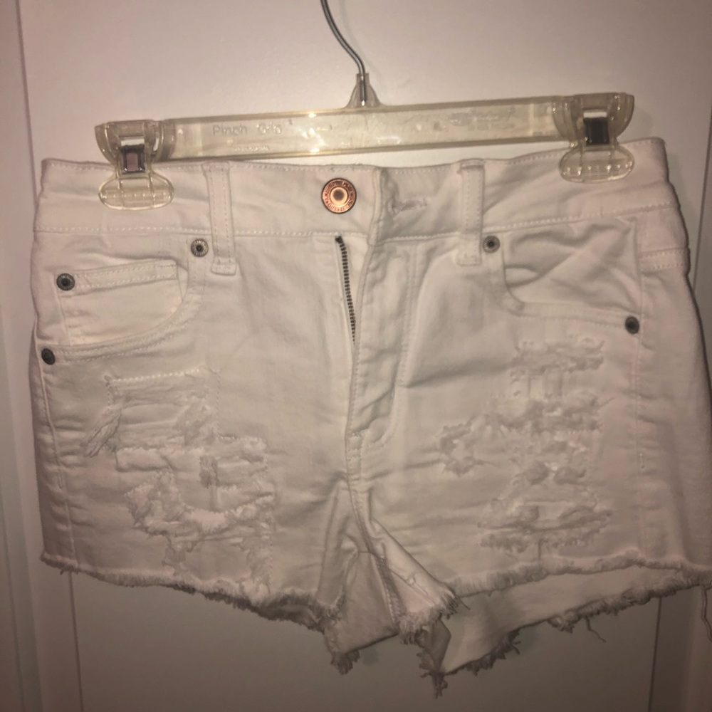 NWT! American Eagle High Rise Shorts in White